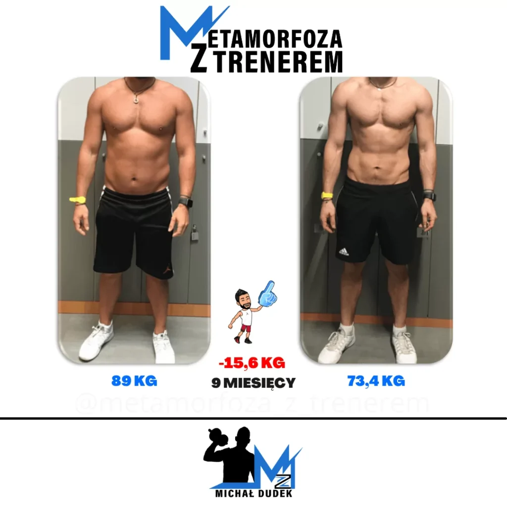 Spektakularna zmiana – metamorfoza Krzyśka w 9 miesięcy!