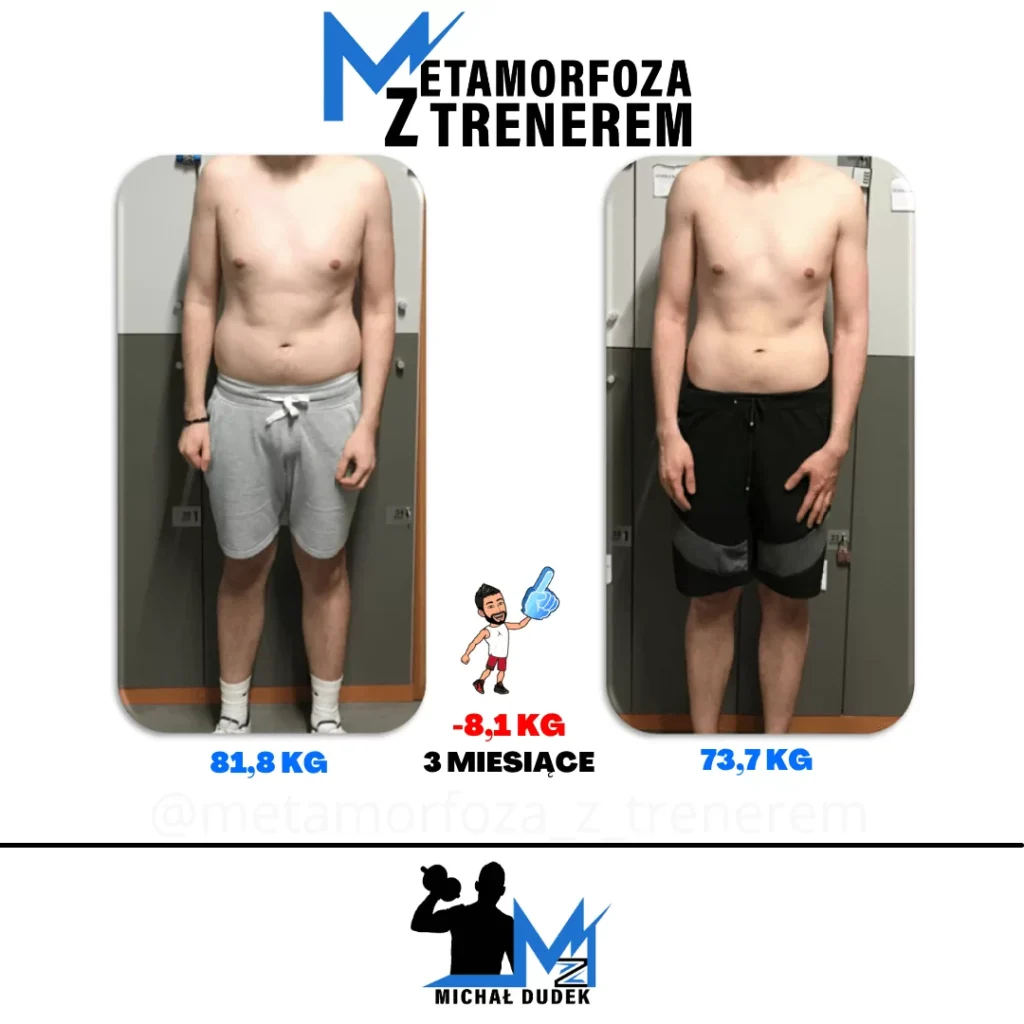 Metamorfoza Krystiana- efekt 3-miesięcznej współpracy