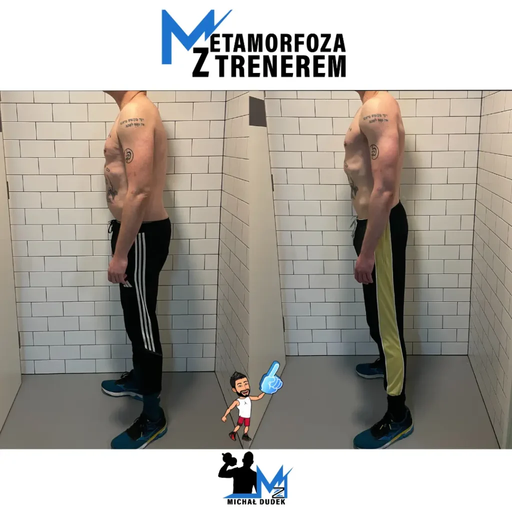 Przed i po- Pawła! -10,3 kg!